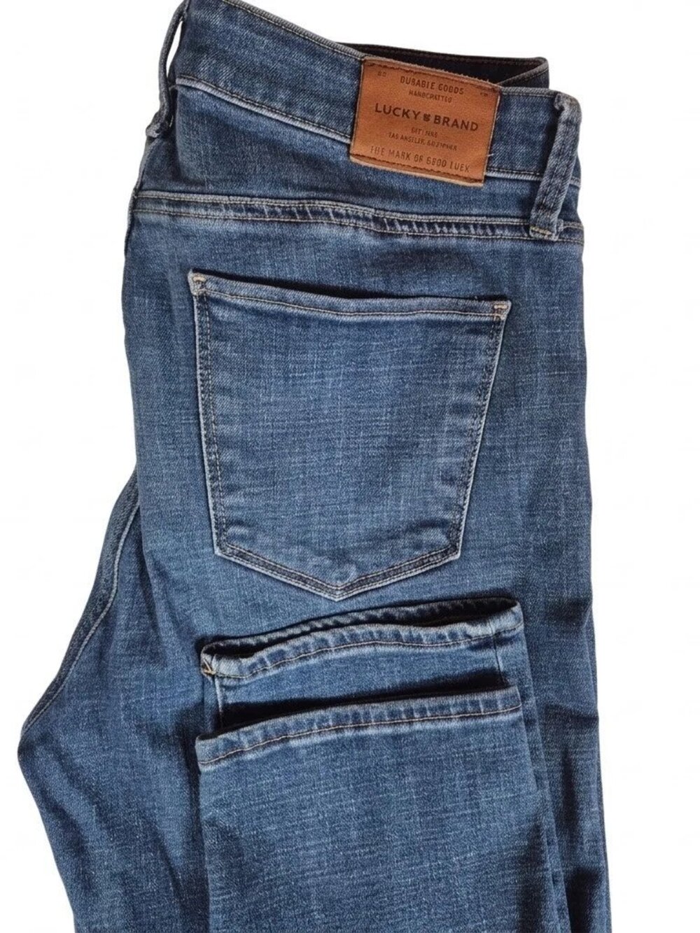 Lucky Brand Women's Jeans Size 12/31 Hayden Skinny Blue Denim Stretch